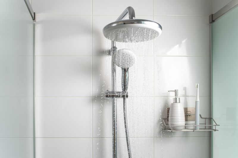 Rain Shower Head in a Modern Setting